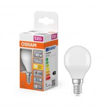 OSRAM E14 LED Tropfen Lampe Star Classic B 25 4.9W wie 40W 2700K warmweißes Licht 97Ra hohe Farbwiedergabe